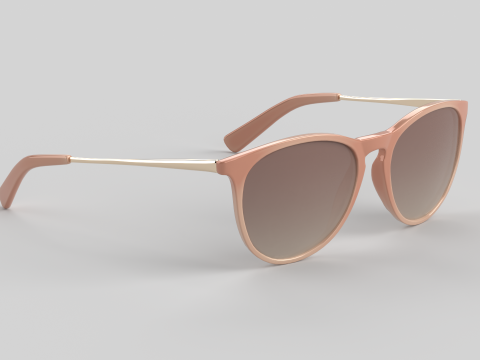 Pilot Eyewear Glasses 3D Model