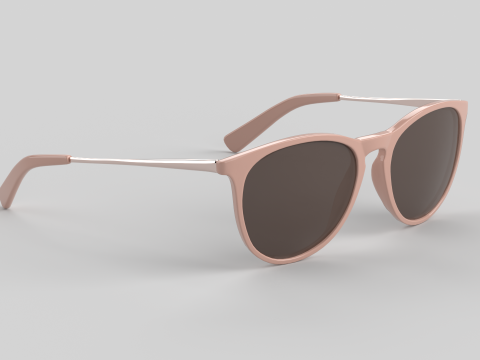 Pilot Eyewear Glasses 3D Model