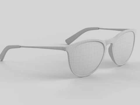 Pilot Eyewear Glasses 3D Model