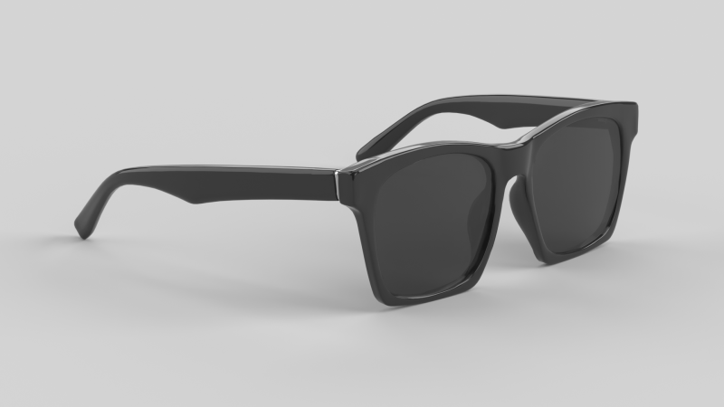 Rasha Eyewear Glasses 3D Model .c4d .max .obj .3ds .fbx .stl .blend