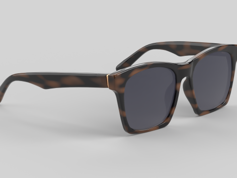 Rasha Eyewear Glasses 3D Model