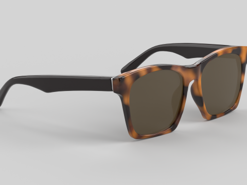 Rasha Eyewear Glasses 3D Model