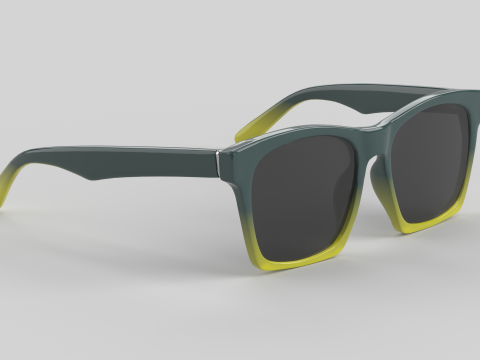 Rasha Eyewear Glasses 3D Model