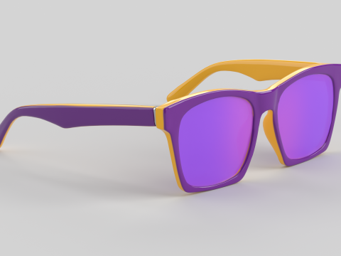 Rasha Eyewear Glasses 3D Model