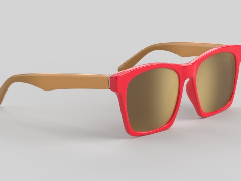 Rasha Eyewear Glasses 3D Model