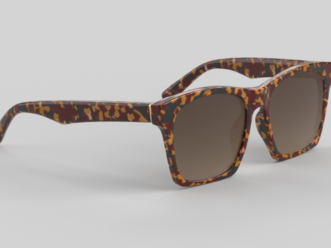 Rasha Eyewear Glasses 3D Model