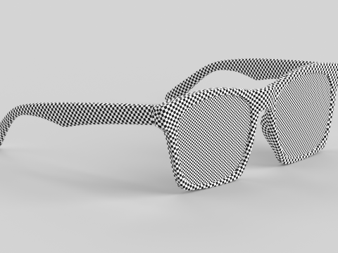 Rasha Eyewear Glasses 3D Model