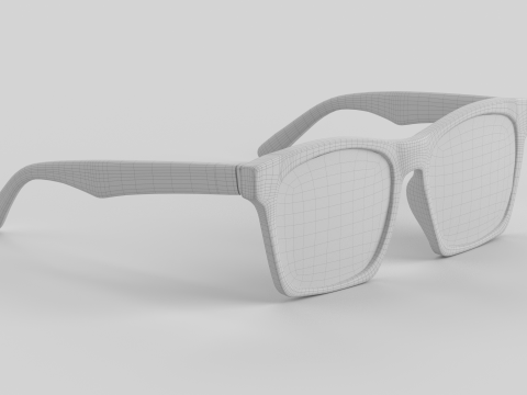 Rasha Eyewear Glasses 3D Model