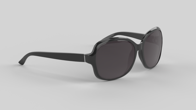 Birdie Eyewear Glasses 3D Model .c4d .max .obj .3ds .fbx .stl .blend 