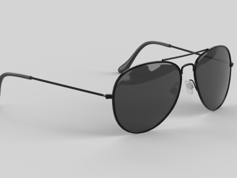 Vliegeniersbril 3D Model