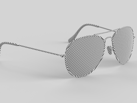 飞行员眼镜 3D 模型