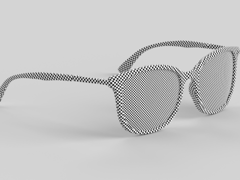 Тонкі окуляри 3D Модель