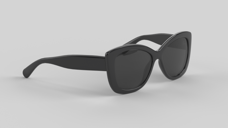 Gloss Eyewear Glasses 3D Model .c4d .max .obj .3ds .fbx .stl .blend