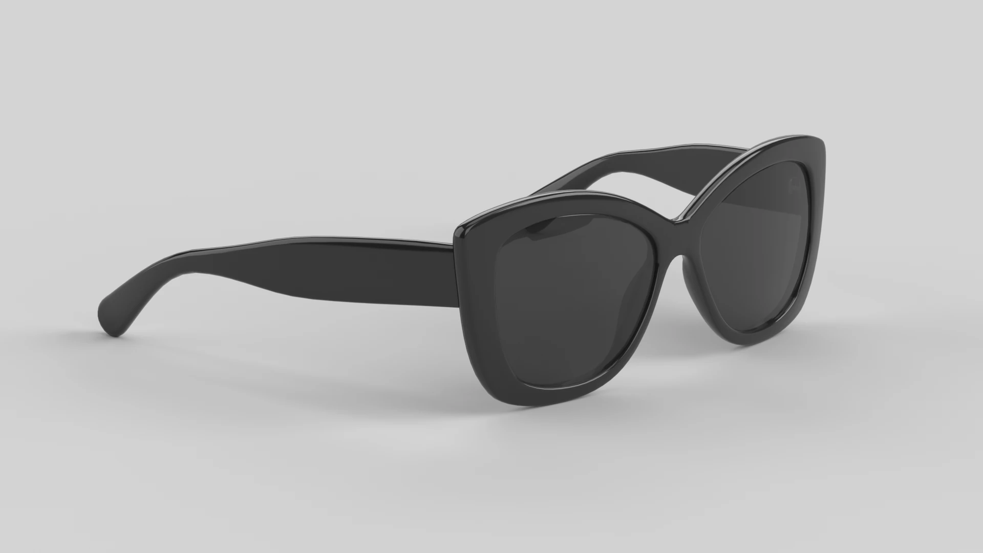 Gloss Eyewear Glasses 3D Model .c4d .max .obj .3ds .fbx .stl .blend 