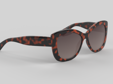 Gloss Eyewear Glasses 3D Model