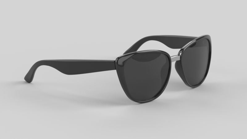 Blush Eyewear Glasses 3D Model .c4d .max .obj .3ds .fbx .stl .blend 