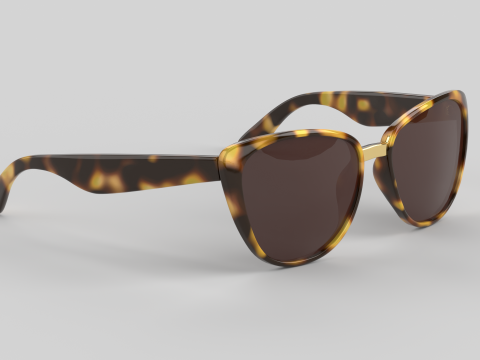 Blush Eyewear Glasses 3D Model