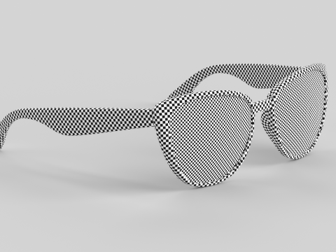Blush Eyewear Glasses 3D Model