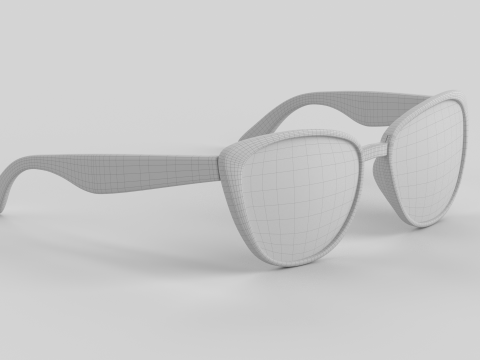 Blush Eyewear Glasses 3D Model
