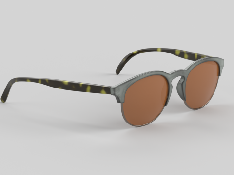 Avila Eyewear Glasses 3D Model