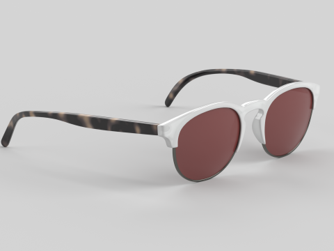 Avila Eyewear Glasses 3D Model