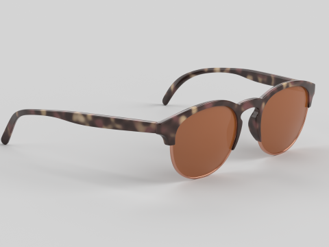 Avila Eyewear Glasses 3D Model