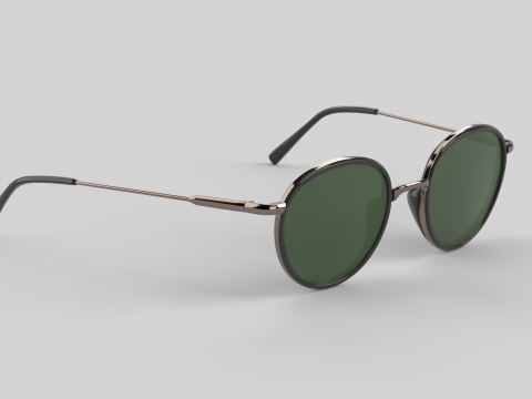 Baia Eyewear Glasses 3D Model