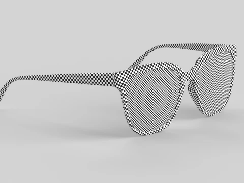 Camina Eyewear Glasses 3D Model