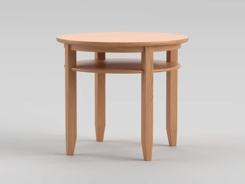 Cadeira de mesa redonda Modelo 3D