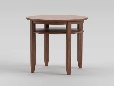 Cadeira de mesa redonda Modelo 3D