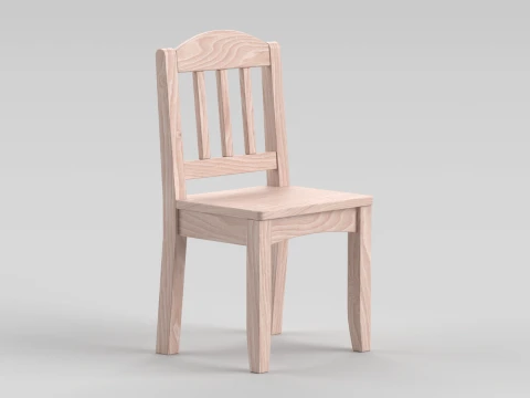 Cadeira de mesa redonda Modelo 3D