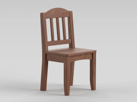 Cadeira de mesa redonda Modelo 3D