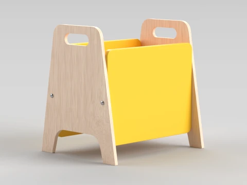 Book Box Container 3D Model