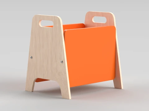 Book Box Container 3D Model