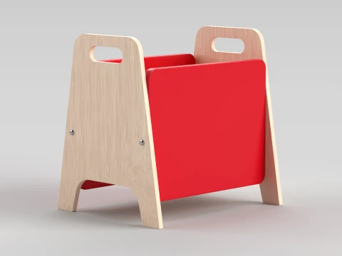 Book Box Container 3D Model