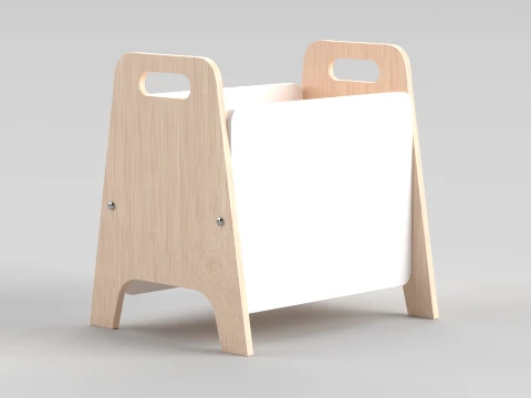 Book Box Container 3D Model
