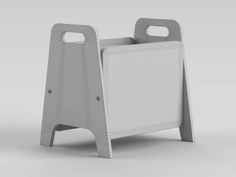 Book Box Container 3D Model