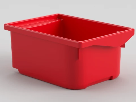 Stackable Plastic Storage 3D Model