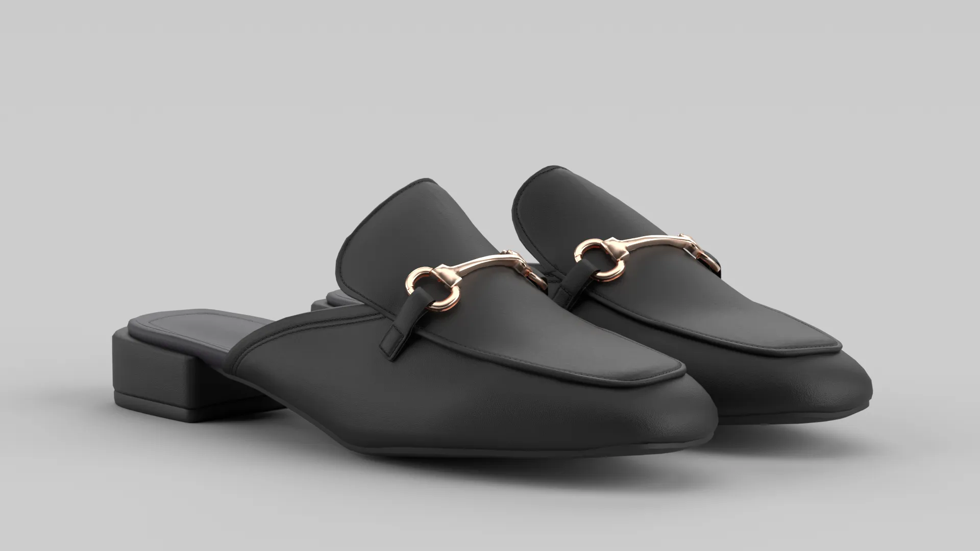 Ranae Sandal Black 3D Model .c4d .max .obj .3ds .fbx .stl .blend