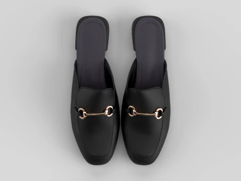 Ranae Sandal Black 3D Model