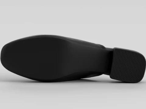 Ranae Sandal Black 3D Model