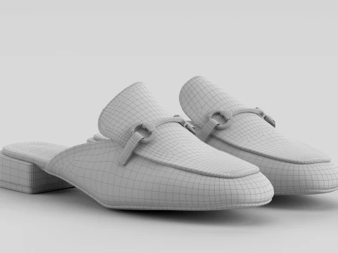 Ranae Sandal Black 3D Model