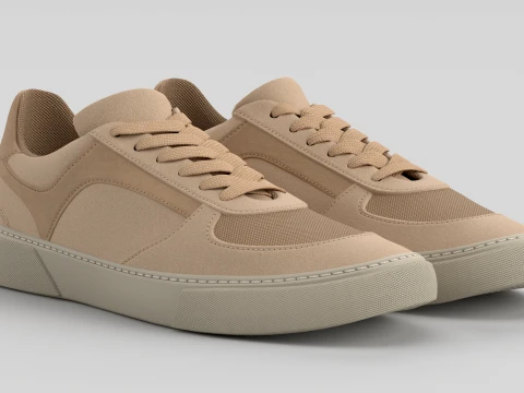Crawler Safari Shoe Sneaker 3D Model