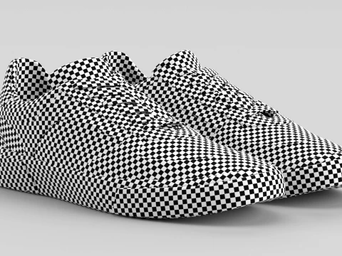 Crawler Beige Shoe Sneaker 3D Model