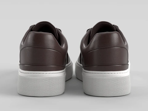 AeroMint Brown Shoe Sneaker 3D Model