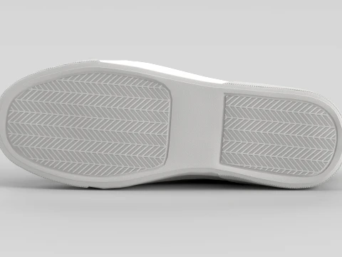 AeroMint Brown Shoe Sneaker 3D Model