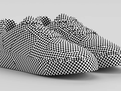 AeroMint Brown Shoe Sneaker 3D Model