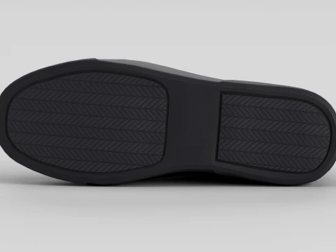 AeroMint Burgundy Shoe Sneaker 3D Model
