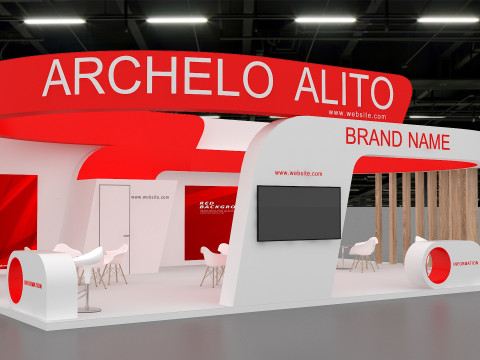 Exhibition booth tradeshow 3D-Modell