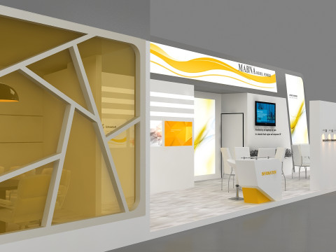 Exhibition booth tradeshow 3D 모델